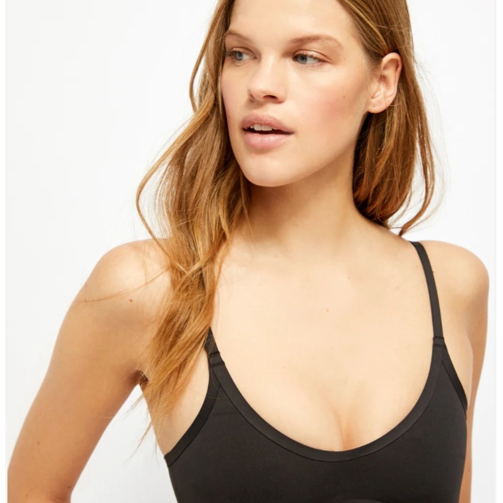 Free People Stella Scuba Bralette Black Size Small FP Intimates